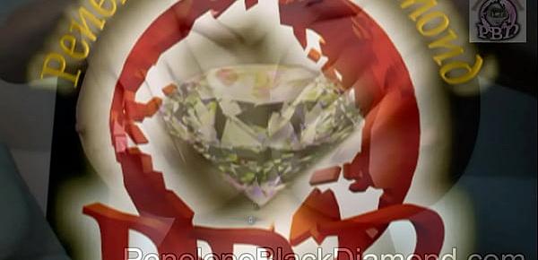  Penelope Black Diamond Glas-Dildo-Anal Preview
